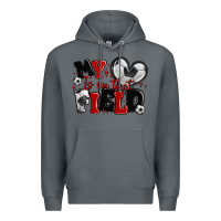 Rock my heart is on that field soccer Premium Hoodie - MaliasSmallBusiness