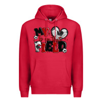 Cardinal my heart is on that field soccer Premium Hoodie - MaliasSmallBusiness