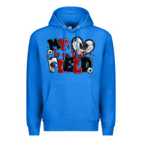 True Royal my heart is on that field soccer Premium Hoodie - MaliasSmallBusiness