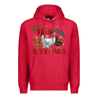 Cardinal what a damn cluckin' fluster fluck chickens christ Premium Hoodie - MaliasSmallBusiness