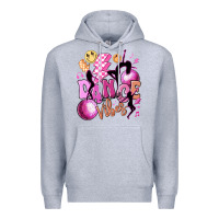 Heather Grey dance vibes Premium Hoodie - MaliasSmallBusiness