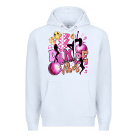 White dance vibes Premium Hoodie - MaliasSmallBusiness