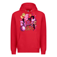 Red dance vibes Premium Hoodie - MaliasSmallBusiness
