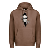 Chestnut skull in the wall file Premium Hoodie - MaliasSmallBusiness