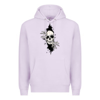 Lilac skull in the wall file Premium Hoodie - MaliasSmallBusiness