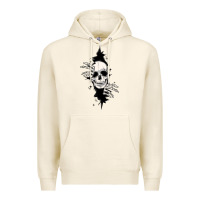 Tofu skull in the wall file Premium Hoodie - MaliasSmallBusiness