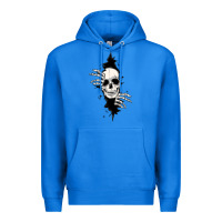 True Royal skull in the wall file Premium Hoodie - MaliasSmallBusiness