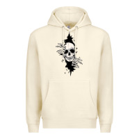 Sandshell skull in the wall file Premium Hoodie - MaliasSmallBusiness