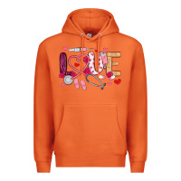 Carrot love nurse valentines day Premium Hoodie - MaliasSmallBusiness