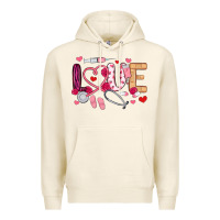 Tofu love nurse valentines day Premium Hoodie - MaliasSmallBusiness
