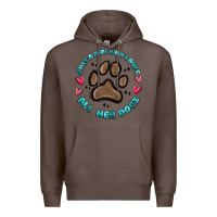 Coffee just a girl who loves all her dogs Premium Hoodie - MaliasSmallBusiness