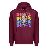 Burgundy sped crew Premium Hoodie - MaliasSmallBusiness