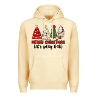 Pina Colada merry christmas let s play ball baseball Premium Hoodie - MaliasSmallBusiness