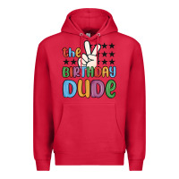 Cardinal the birthday dude Premium Hoodie - MaliasSmallBusiness
