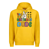Lemon the birthday dude Premium Hoodie - MaliasSmallBusiness