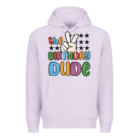 Lilac the birthday dude Premium Hoodie - MaliasSmallBusiness