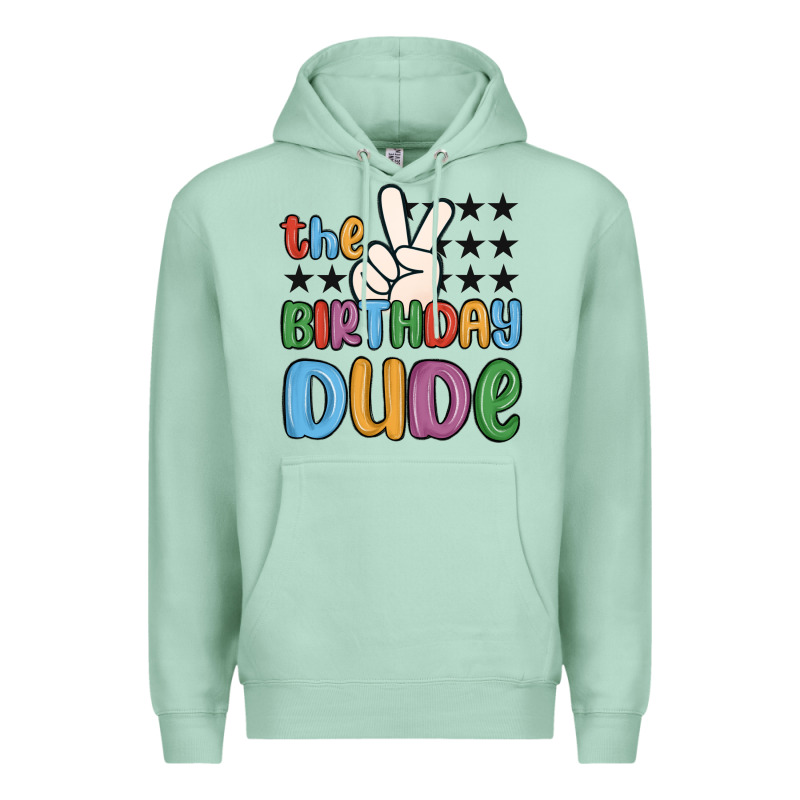 The Birthday Dude Premium Hoodie by MaliasSmallBusiness | Teevron