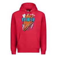 Cardinal nurse lightning bolt Premium Hoodie - MaliasSmallBusiness
