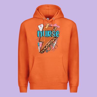 Premium Hoodie nurse lightning bolt