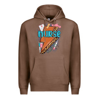 Chestnut nurse lightning bolt Premium Hoodie - MaliasSmallBusiness