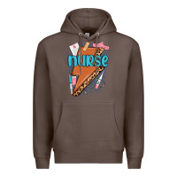 Coffee nurse lightning bolt Premium Hoodie - MaliasSmallBusiness