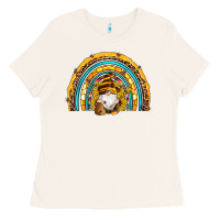 Bone western bee gnomes sunflowers beehive honeycomb leopard turquoise sera Ladies Tee - Artiststas