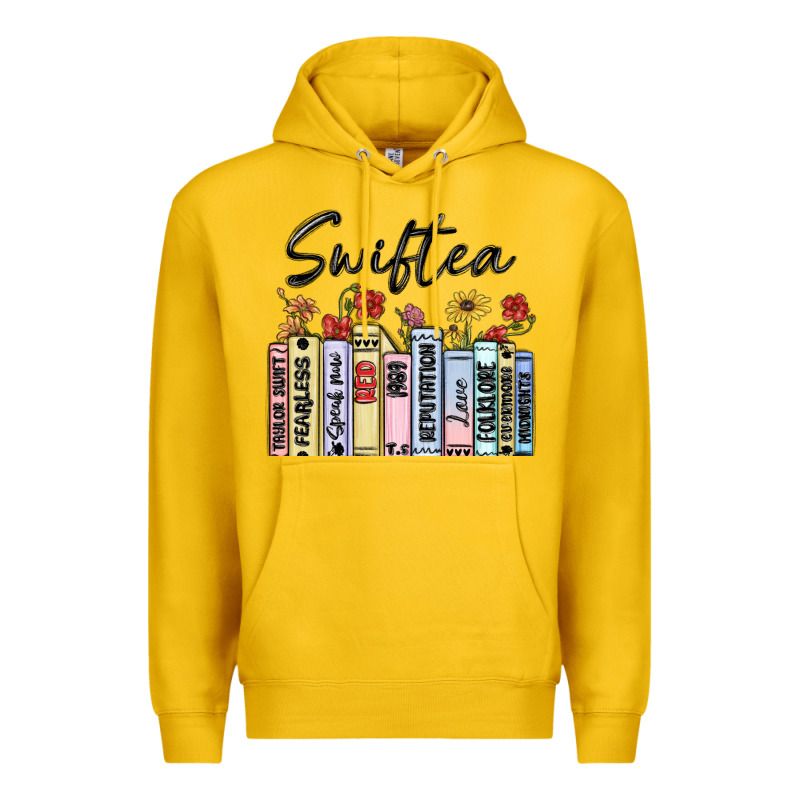Swiftea Books Premium Hoodie by MaliasSmallBusiness | Teevron