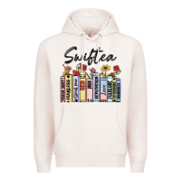Pale Pink swiftea books Premium Hoodie - MaliasSmallBusiness