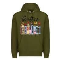 Army Green swiftea books Premium Hoodie - MaliasSmallBusiness