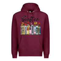 Burgundy swiftea books Premium Hoodie - MaliasSmallBusiness