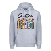 Heather Grey swiftea books Premium Hoodie - MaliasSmallBusiness