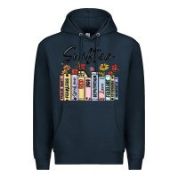 Navy swiftea books Premium Hoodie - MaliasSmallBusiness
