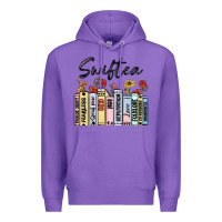 Purple swiftea books Premium Hoodie - MaliasSmallBusiness