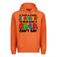 Carrot it takes a special teacher to hear what a child ca Premium Hoodie - MaliasSmallBusiness