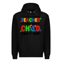 Black it takes a special teacher to hear what a child ca Premium Hoodie - MaliasSmallBusiness