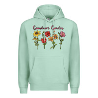 Seafoam grandma's garden Premium Hoodie - MaliasSmallBusiness
