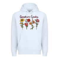 White grandma's garden Premium Hoodie - MaliasSmallBusiness