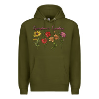 Army Green grandma's garden Premium Hoodie - MaliasSmallBusiness