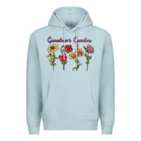 Blue Mist grandma's garden Premium Hoodie - MaliasSmallBusiness