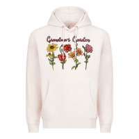 Pale Pink grandma's garden Premium Hoodie - MaliasSmallBusiness