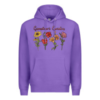 Purple grandma's garden Premium Hoodie - MaliasSmallBusiness