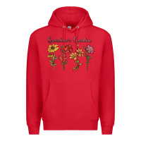 Red grandma's garden Premium Hoodie - MaliasSmallBusiness