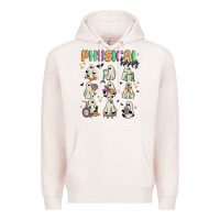 Pale Pink physical therapy Premium Hoodie - MaliasSmallBusiness