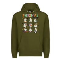 Army Green physical therapy Premium Hoodie - MaliasSmallBusiness