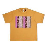 Peanut Butter pink glitter leopard brushstroke background Urban Heavy Tee - RanaPortraitStore