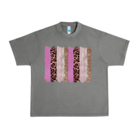Tornado pink glitter leopard brushstroke background Urban Heavy Tee - RanaPortraitStore