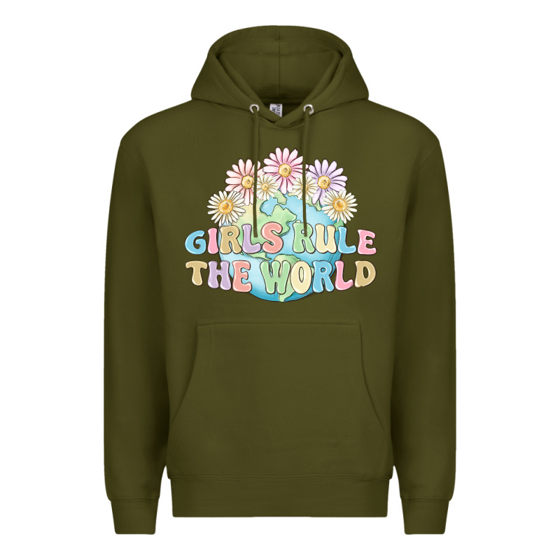 Girls Run The World Premium Hoodie by MaliasSmallBusiness | Teevron
