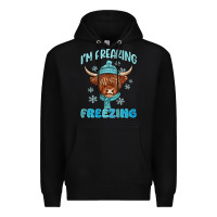Black i'm freaking freezing Premium Hoodie - MaliasSmallBusiness