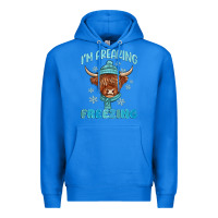 True Royal i'm freaking freezing Premium Hoodie - MaliasSmallBusiness