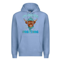 Colony Blue i'm freaking freezing Premium Hoodie - MaliasSmallBusiness